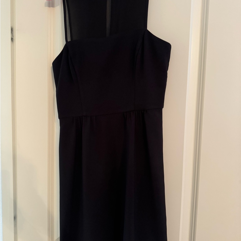 Banana Republic  Black mini Dress with sheer top